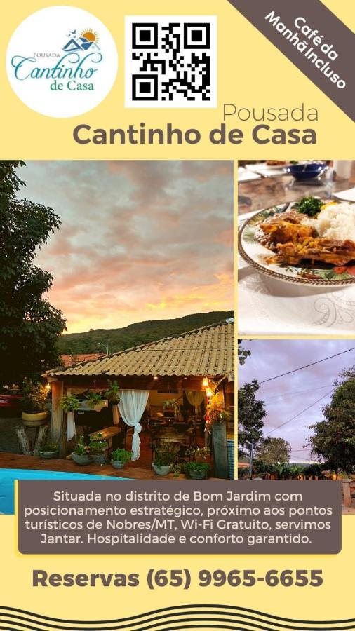 Pousada Cantinho De Casa Nobres Ngoại thất bức ảnh